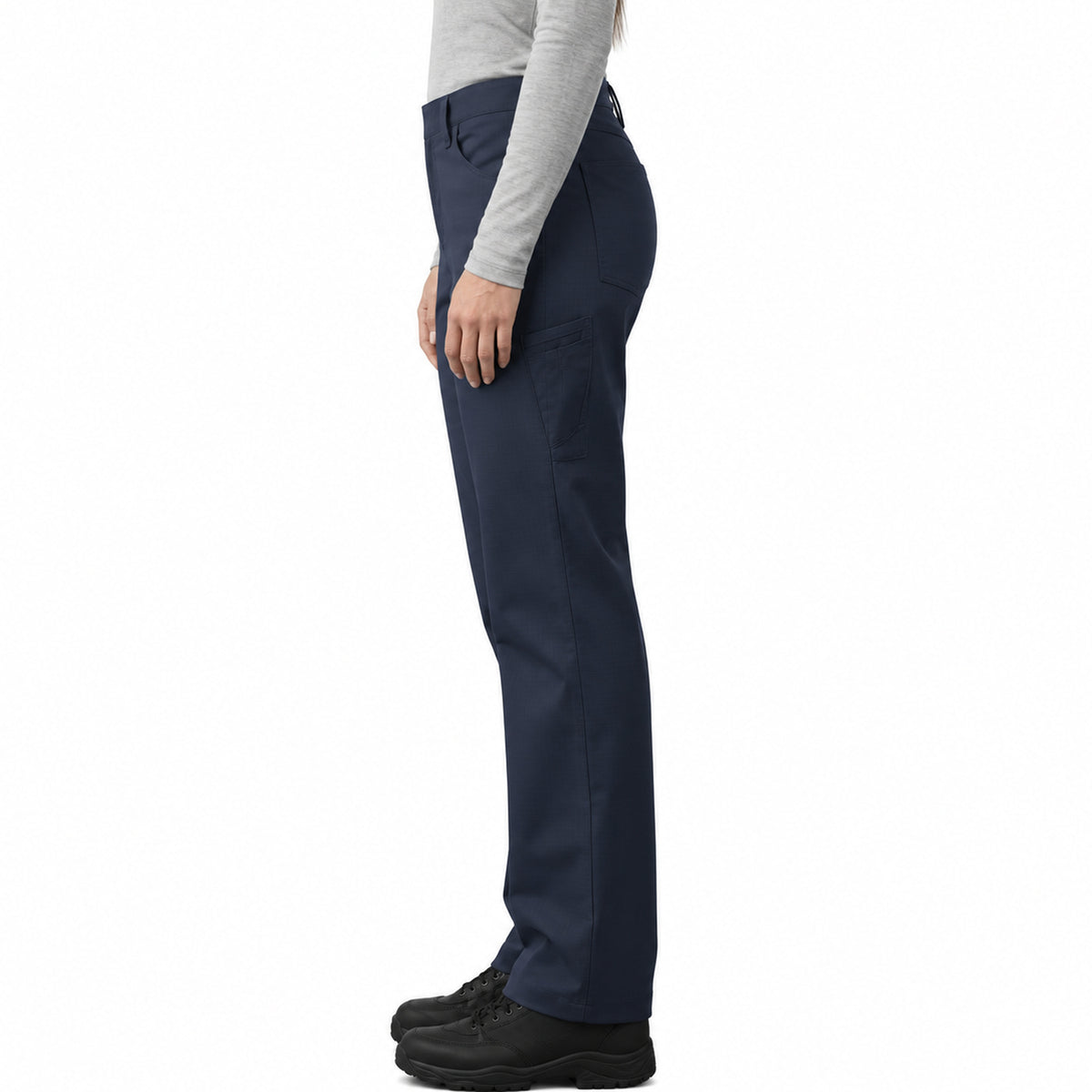 Pantalón de trabajo Red Kap PT3L para mujer Azul marino, perfil izquierdo | color:azul-marino