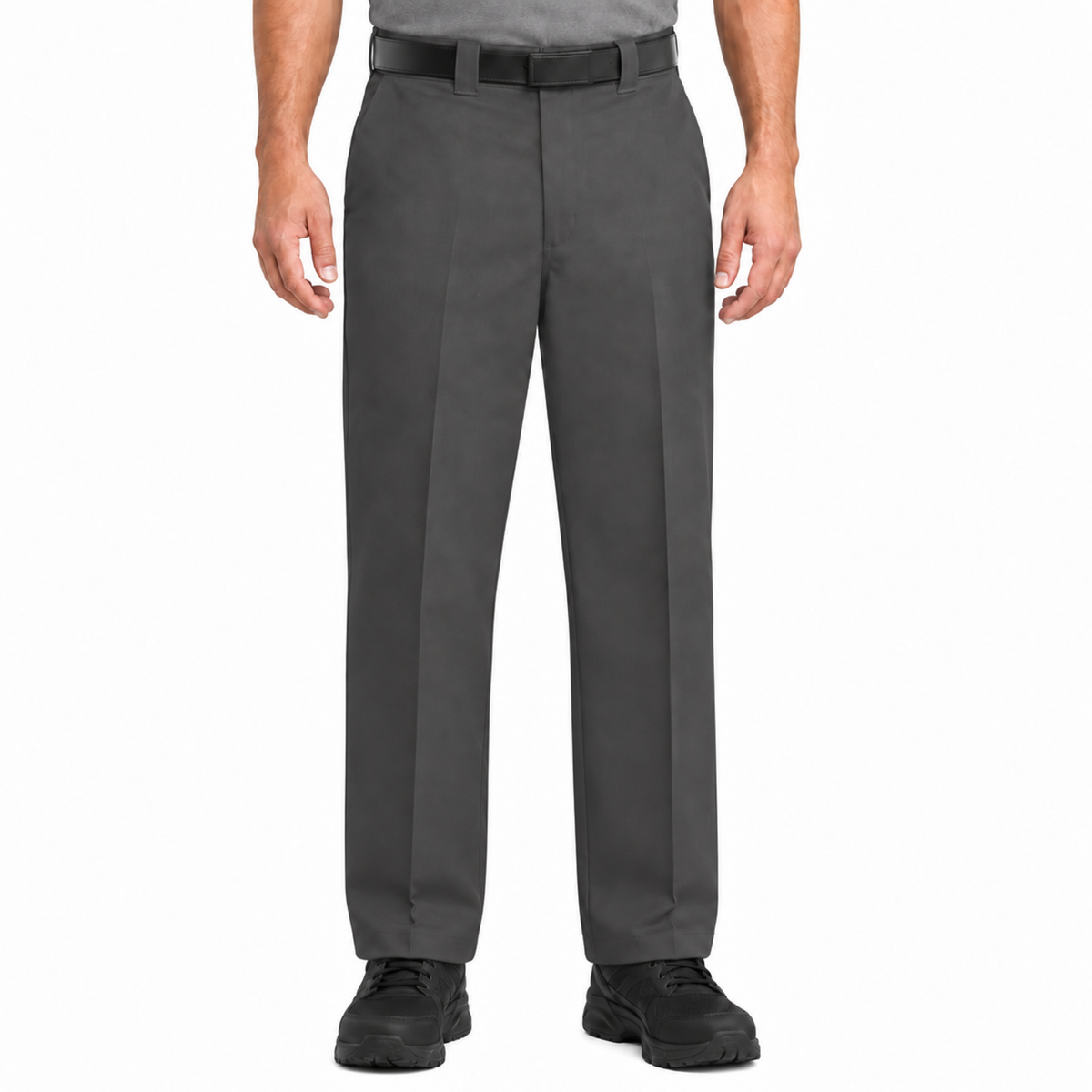 Red Kap PT62 pantalón de trabajo para hombre gris Oxford, vista frontal | color:gris-oxford