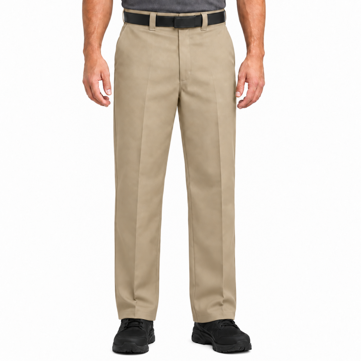 Red Kap PT62 pantalón de trabajo para hombre khaki, vista frontal | color:khaki