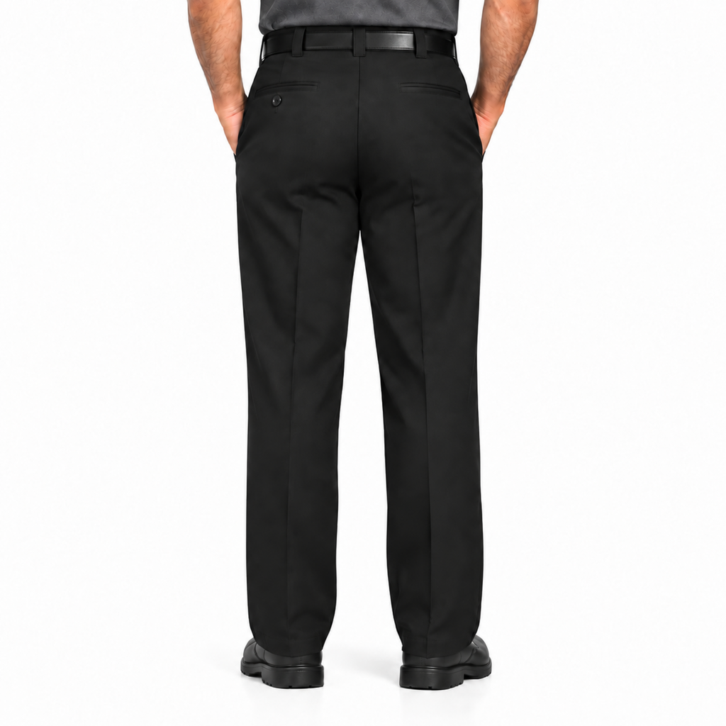 Red Kap PT62 pantalón de trabajo para hombre negro, vista posterior