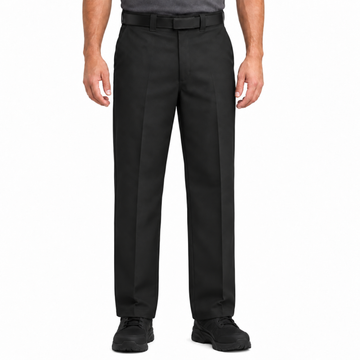 Red Kap PT62 pantalón de trabajo para hombre negro, vista frontal | color:negro