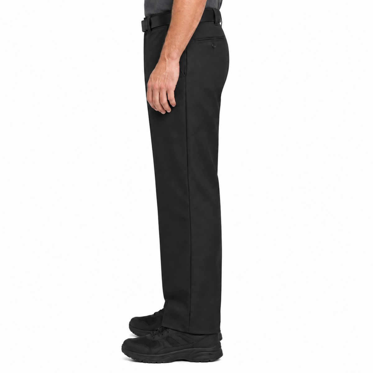 Red Kap PT62 pantalón de trabajo para hombre negro, perfil izquierdo | color:negro