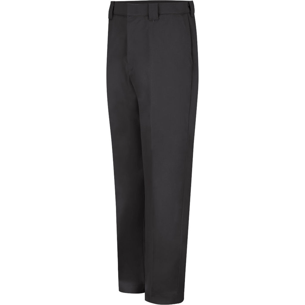 Red Kap PT62 pantalón de trabajo para hombre negro, prenda sola vista frontal