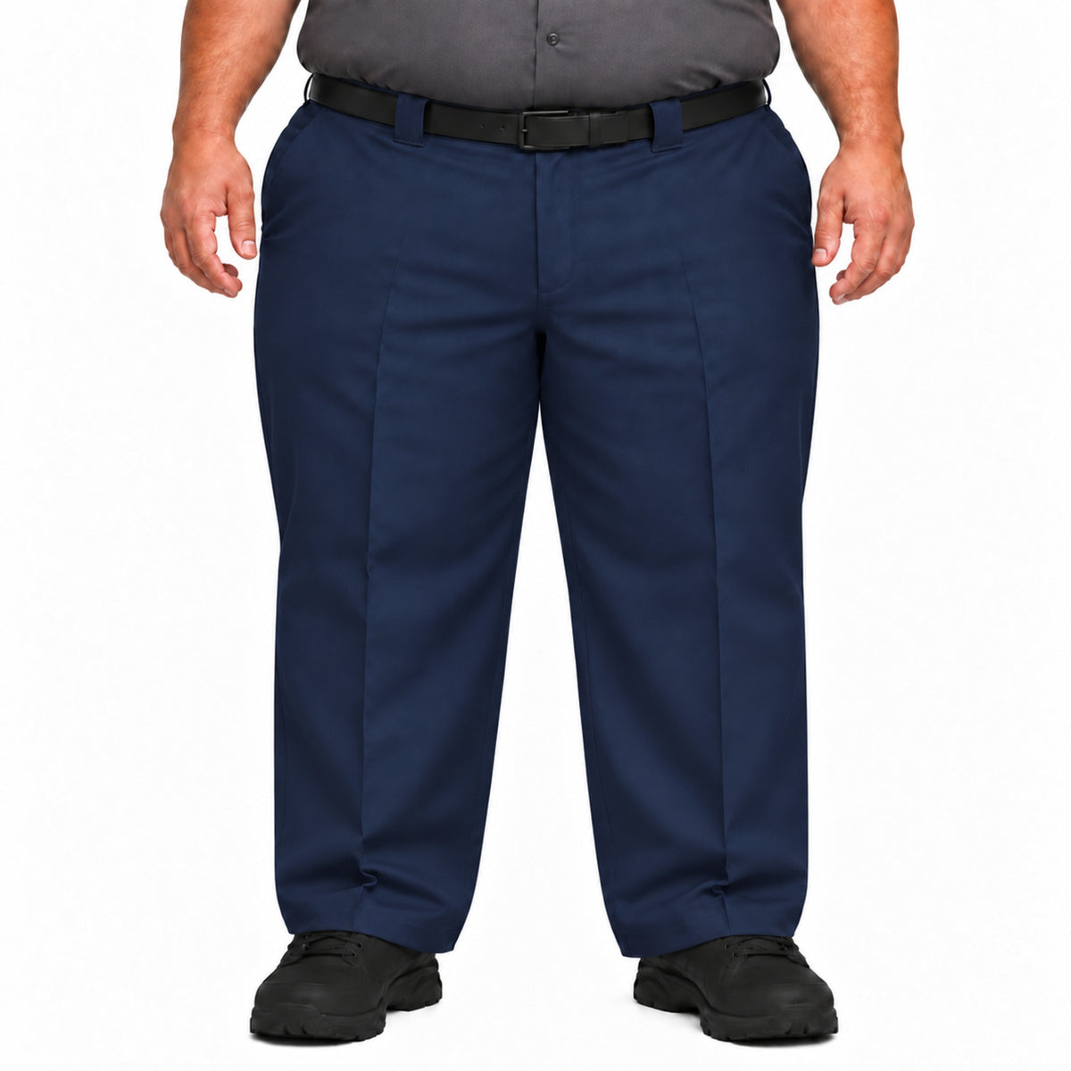 Red Kap PT62 pantalón de trabajo para hombre tallas extra azul marino, vista frontal | color:azul-marino