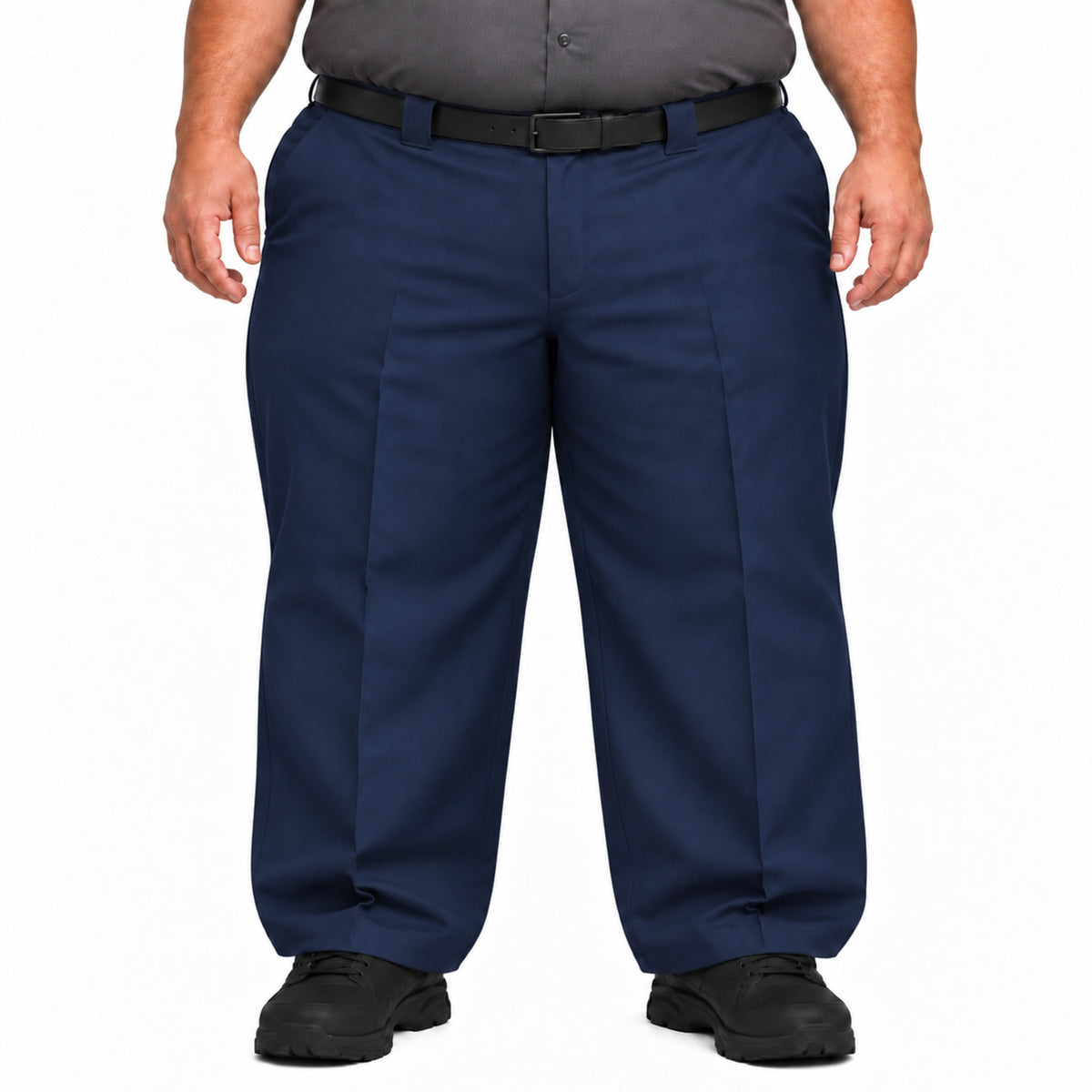 Red Kap PT62 pantalón de trabajo para hombre tallas extra azul marino, vista frontal | color:azul-marino