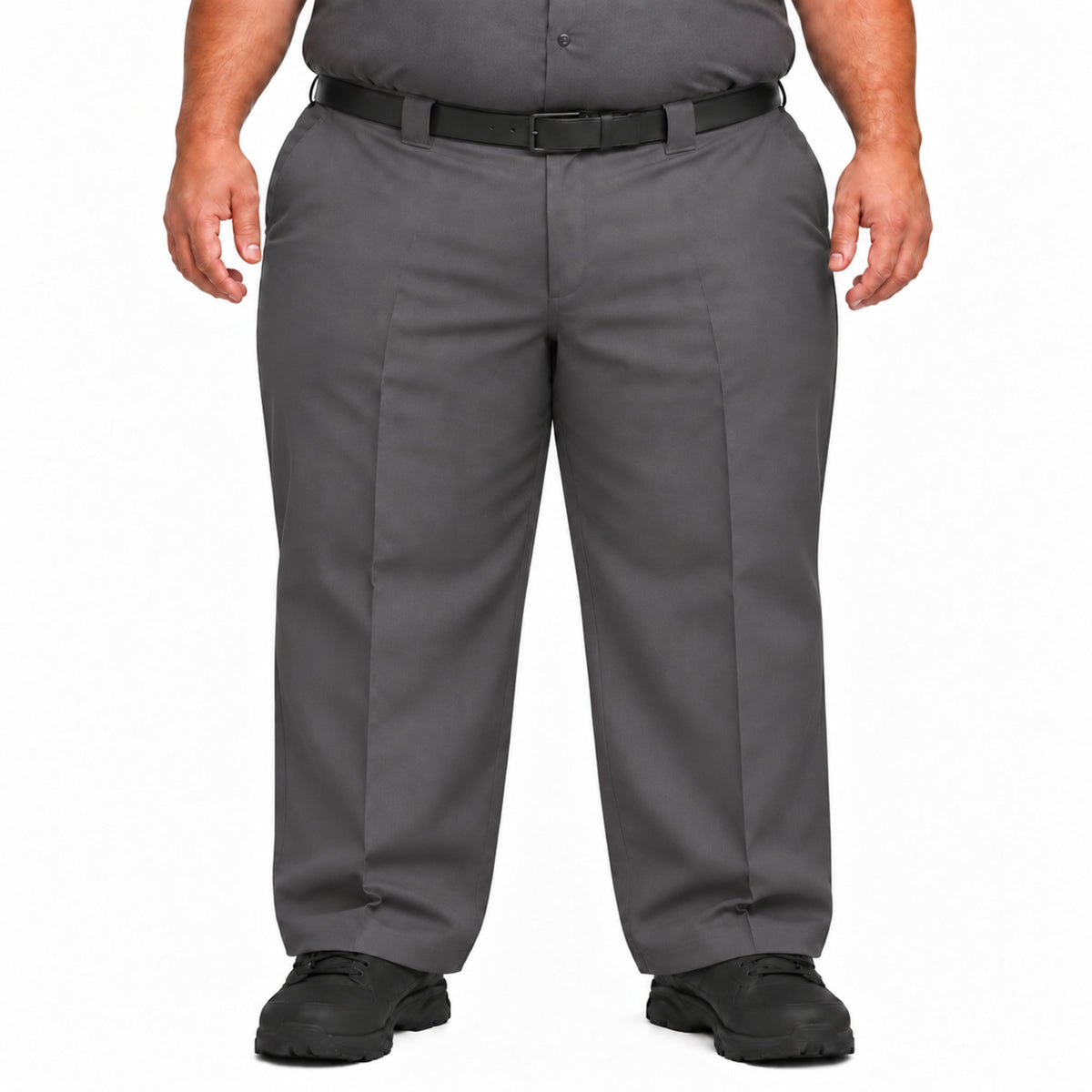 Red Kap PT62 pantalón de trabajo para hombre tallas extra gris Oxford, vista frontal | color:gris-oxford
