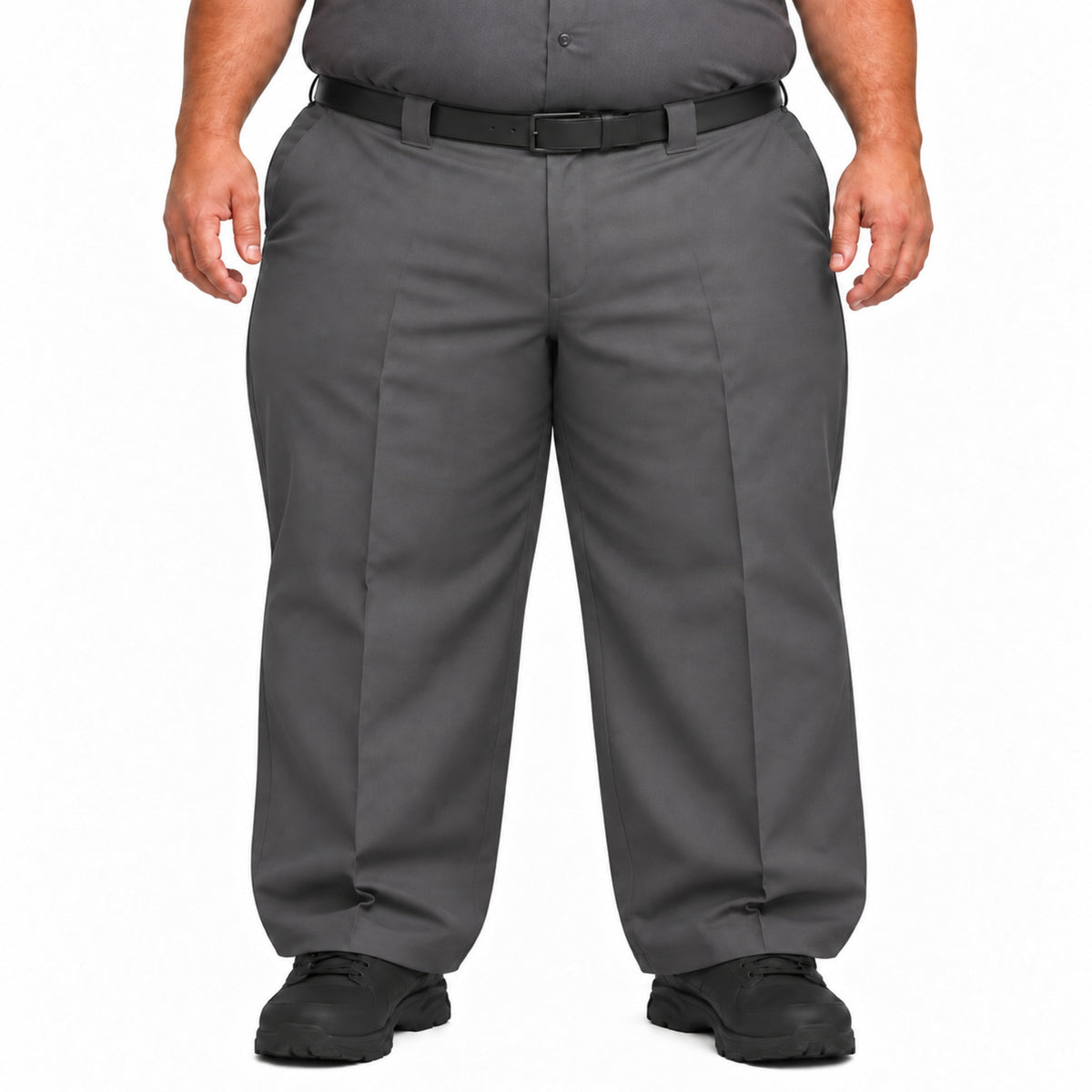 Red Kap PT62 pantalón de trabajo para hombre tallas extra gris Oxford, vista frontal | color:gris-oxford