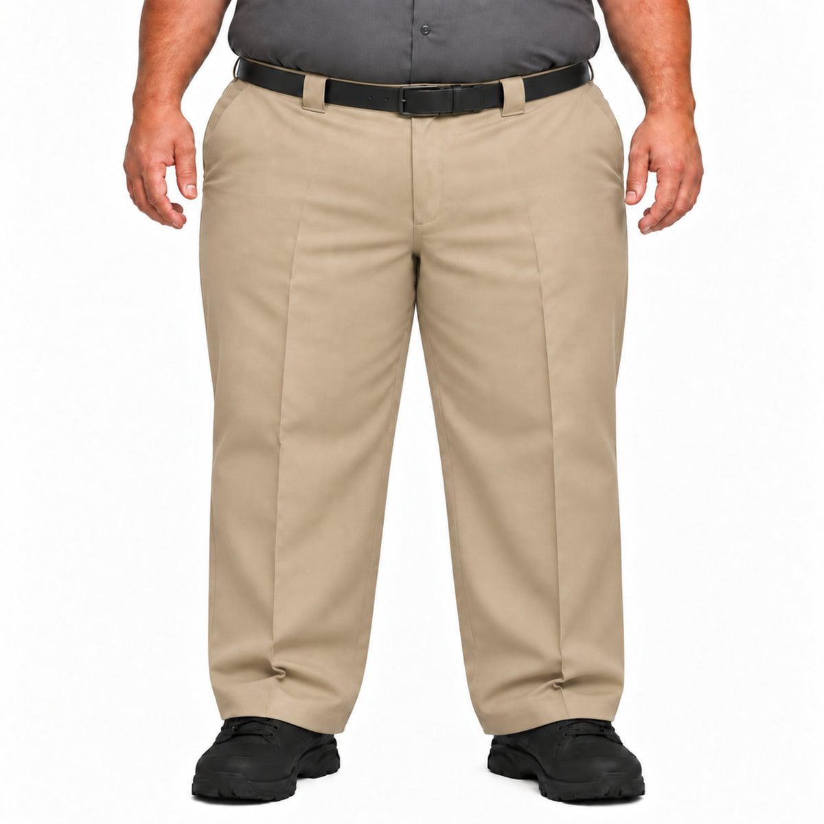 Red Kap PT62 pantalón de trabajo para hombre tallas extra khaki, vista frontal | color:khaki
