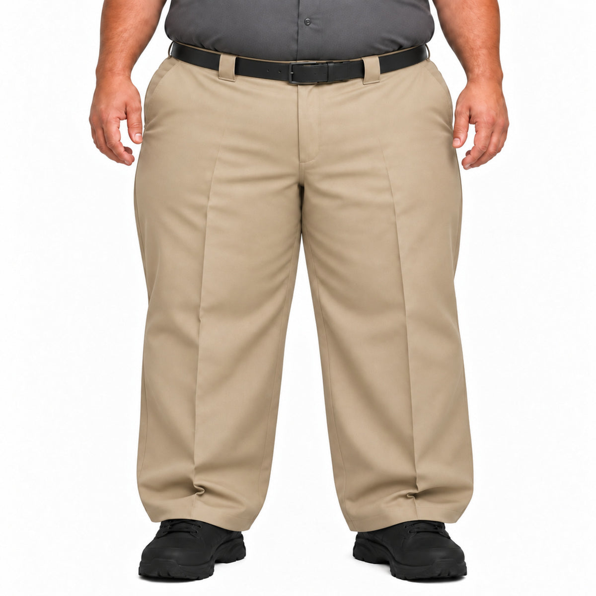 Red Kap PT62 pantalón de trabajo para hombre tallas extra khaki, vista frontal | color:khaki