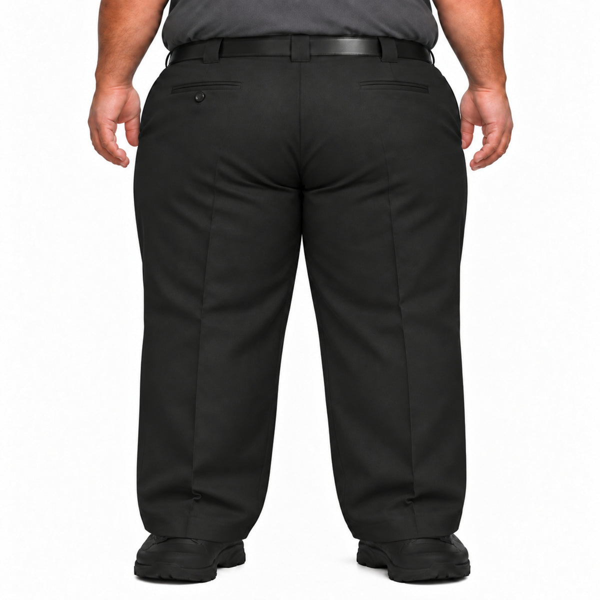 Red Kap PT62 pantalón de trabajo para hombre tallas extra negro, vista posterior | color:negro