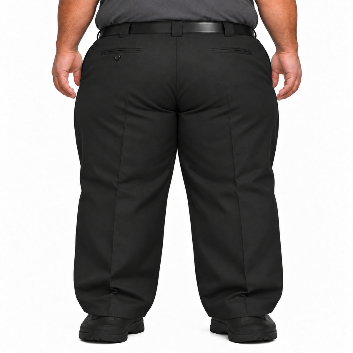 Red Kap PT62 pantalón de trabajo para hombre tallas extra negro, vista posterior | color:negro