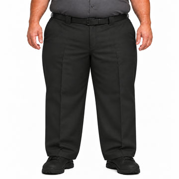 Red Kap PT62 pantalón de trabajo para hombre tallas extra negro, vista frontal | color:negro