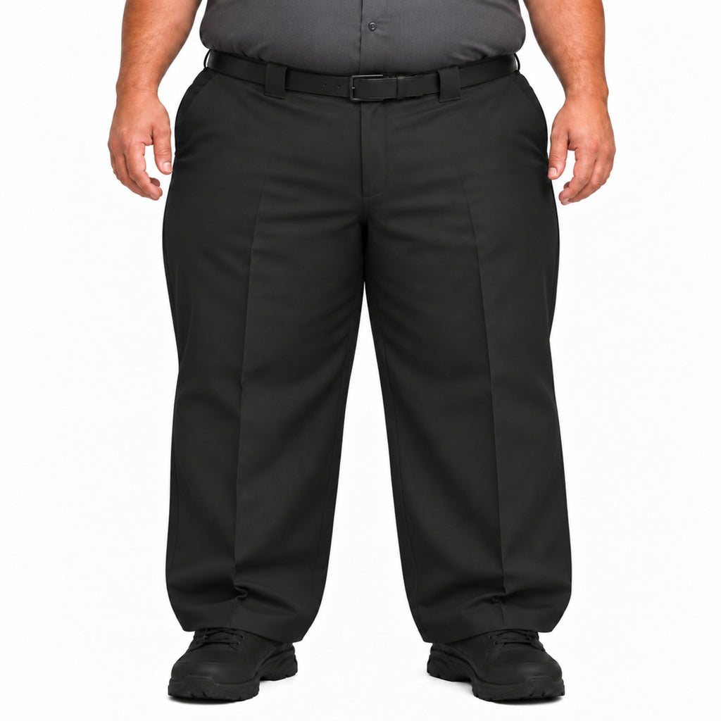 Red Kap PT62 pantalón de trabajo para hombre tallas extra negro, vista frontal