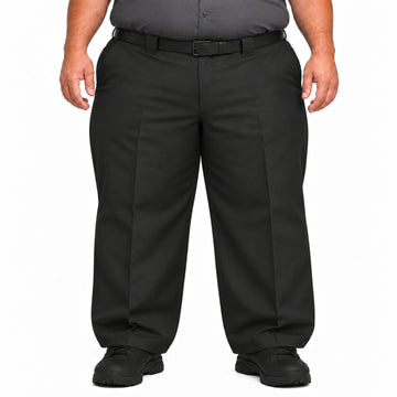 Red Kap PT62 pantalón de trabajo para hombre tallas extra negro, vista frontal | color:negro