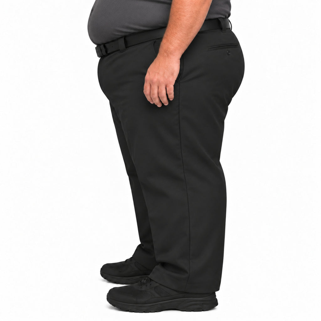 Red Kap PT62 pantalón de trabajo para hombre tallas extra negro, perfil izquierdo