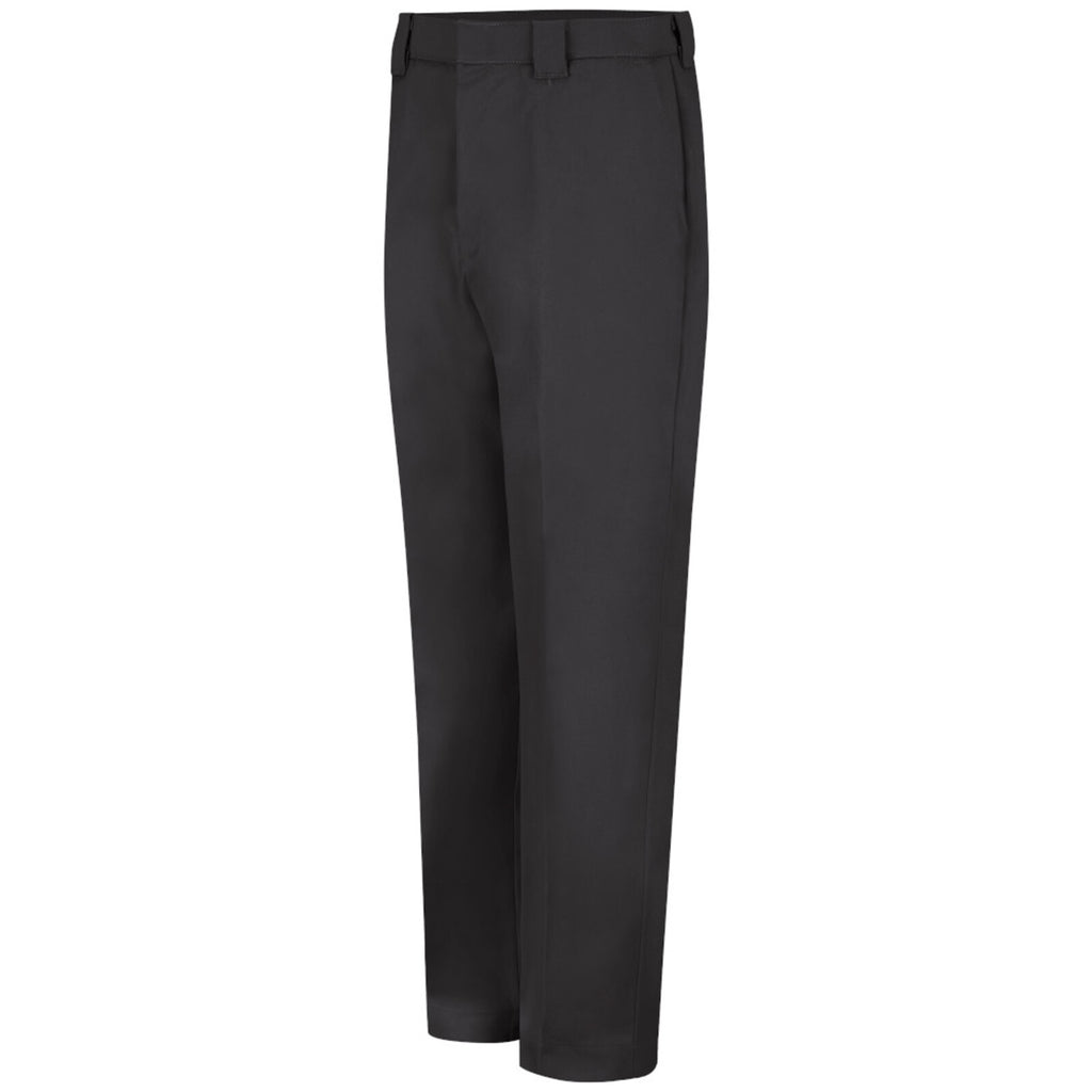 Red Kap PT62 pantalón de trabajo para hombre tallas extra negro, prenda sola vista frontal