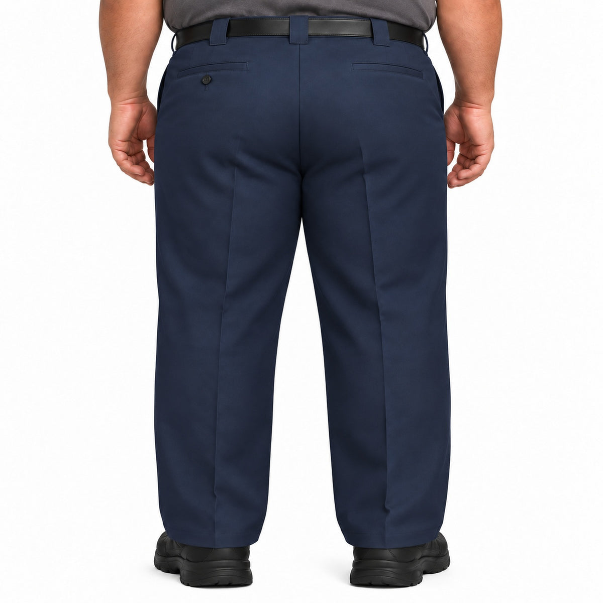 Red Kap PT62 pantalón de trabajo para hombre tallas extra azul marino, vista posterior | color:azul-marino