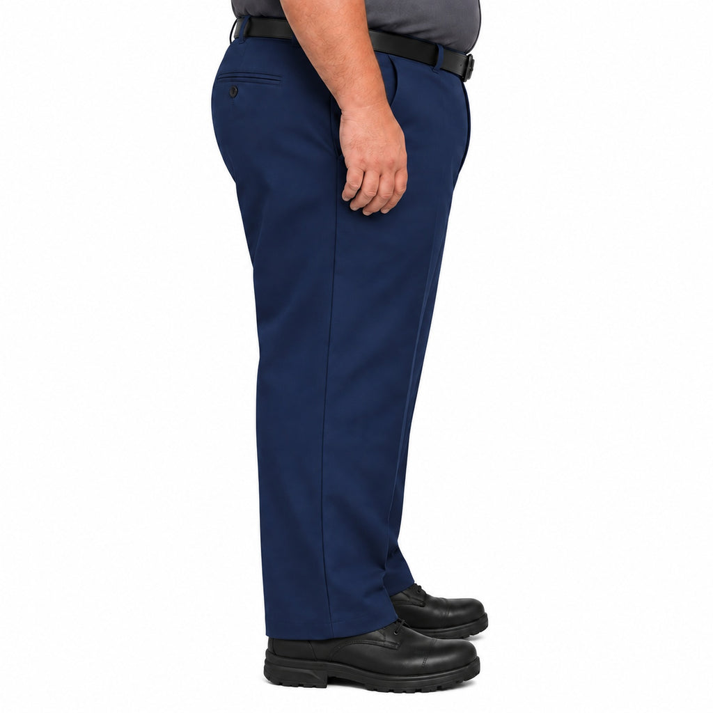 Red Kap PT62 pantalón de trabajo para hombre tallas extra azul marino, perfil derecho