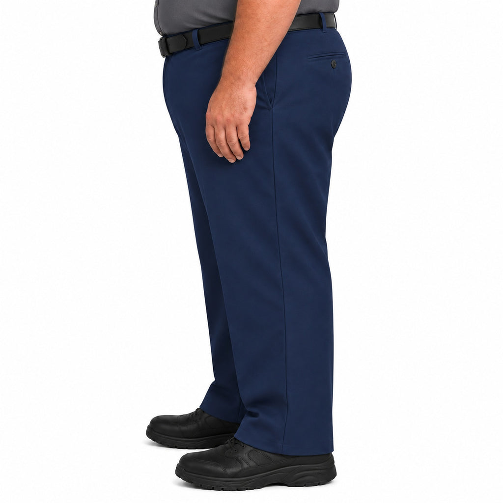 Red Kap PT62 pantalón de trabajo para hombre tallas extra azul marino, perfil izquierdo