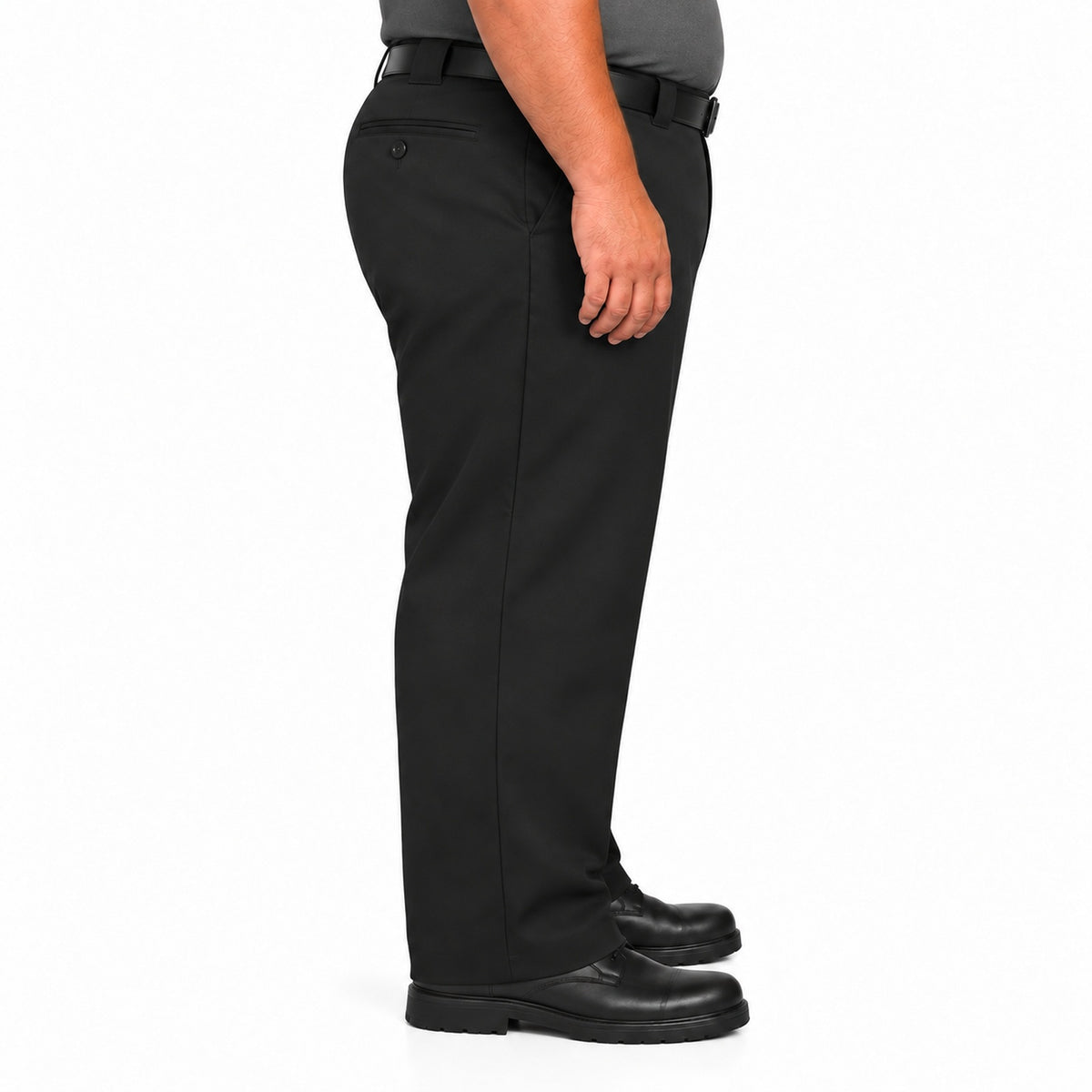 Red Kap PT62 pantalón de trabajo para hombre tallas extra negro, perfil derecho | color:negro