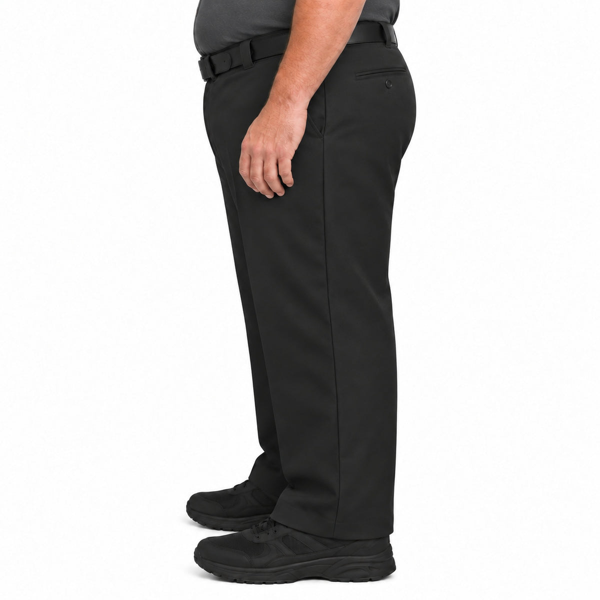 Red Kap PT62 pantalón de trabajo para hombre tallas extra negro, perfil izquierdo | color:negro