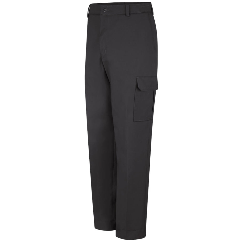 Pantalón cargo Red Kap PT88 para hombre negro, prenda sola de frente