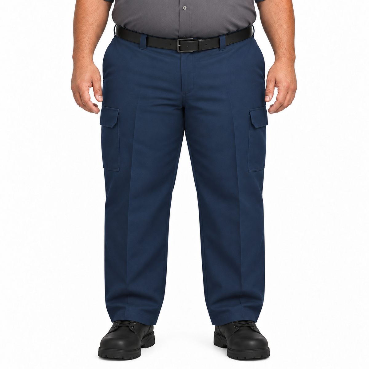 Red Kap PT88 pantalón cargo para hombre tallas extra 46–50 color Azul marino, vista frontal | color:azul-marino