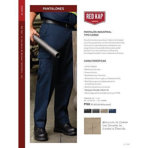 Red Kap Pt88 Pantalón De Trabajo Cargo Industrial Uso Rudo - Garufa Jeans