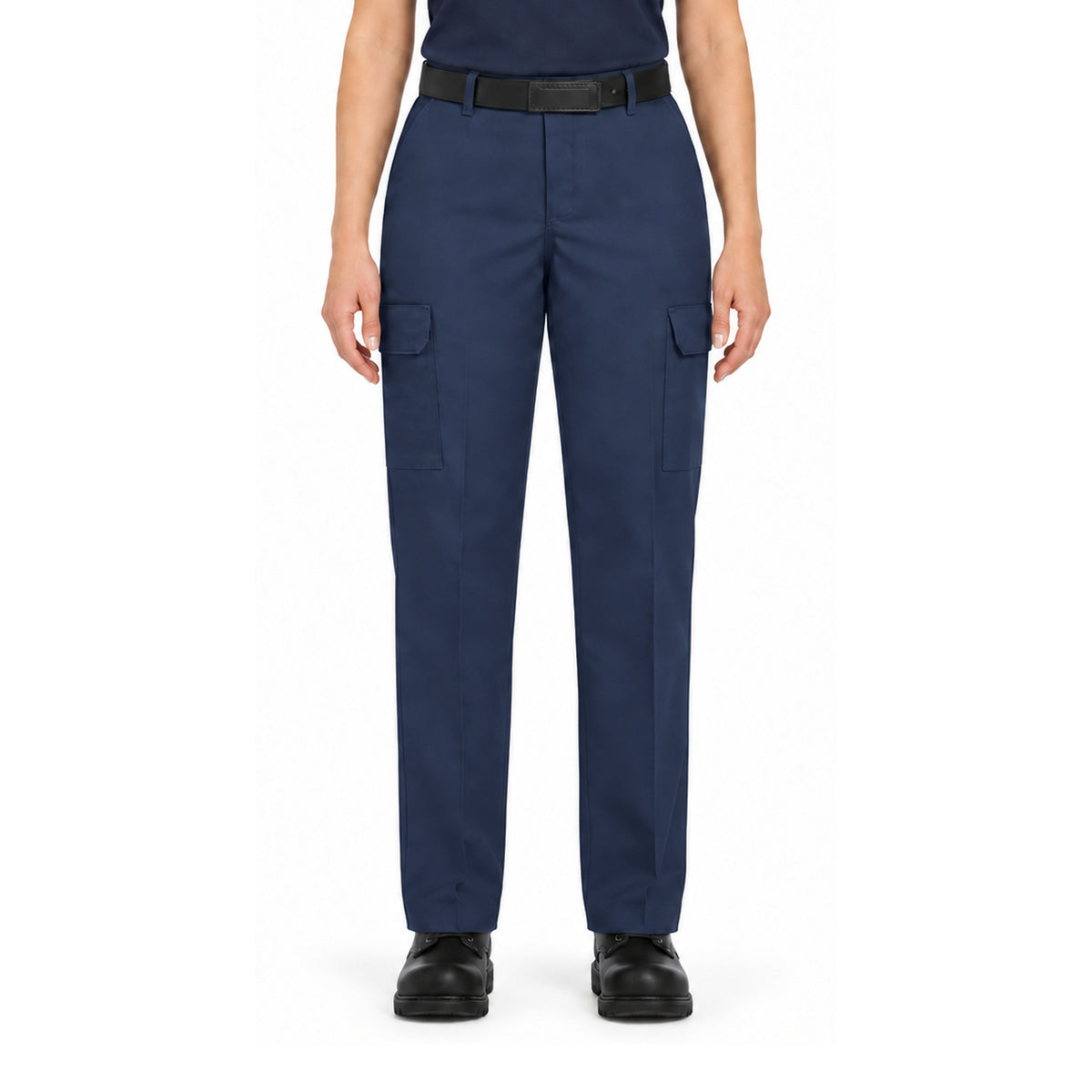 Red Kap PT89 pantalón cargo industrial para mujer, vista frontal | color:azul-marino