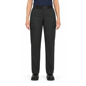 Red Kap PT89 pantalón cargo industrial para mujer, vista frontal | color:negro