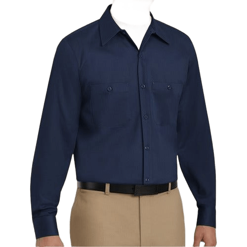 Red Kap Sc30 Camisa Industrial Manga Larga 100% Algodón - Garufa Jeans