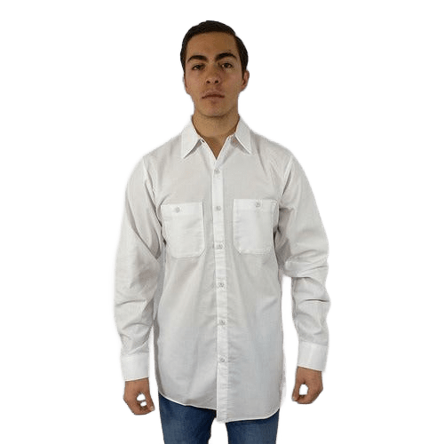 Red Kap Sc30 Camisa Industrial Manga Larga 100% Algodón - Garufa Jeans