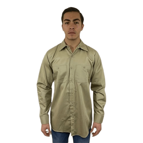 Red Kap Sc30 Camisa Industrial Manga Larga 100% Algodón - Garufa Jeans