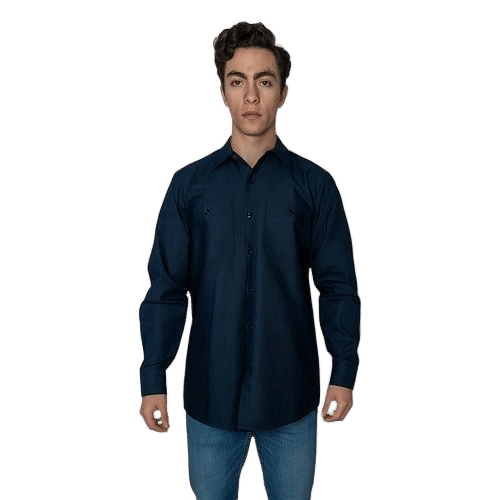 Red Kap Sc30 Camisa Industrial Manga Larga 100% Algodón - Garufa Jeans