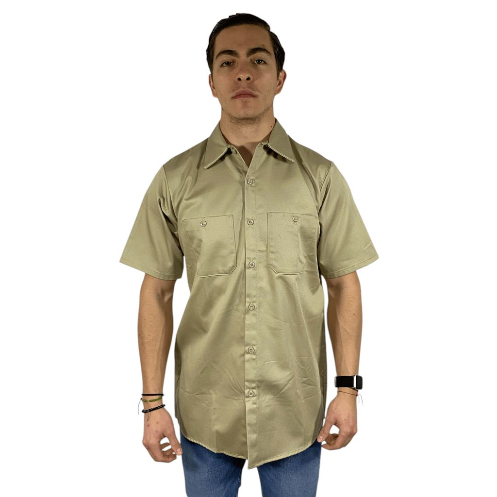 Red Kap Sc40 Camisa Industrial Manga Corta 100% Algodón - Garufa Jeans