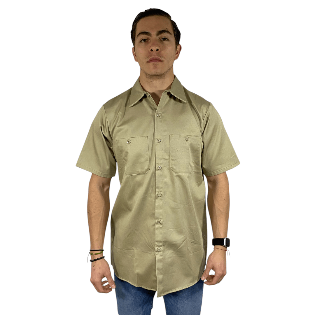 Red Kap Sc40 Camisa Industrial Manga Corta 100% Algodón - Garufa Jeans