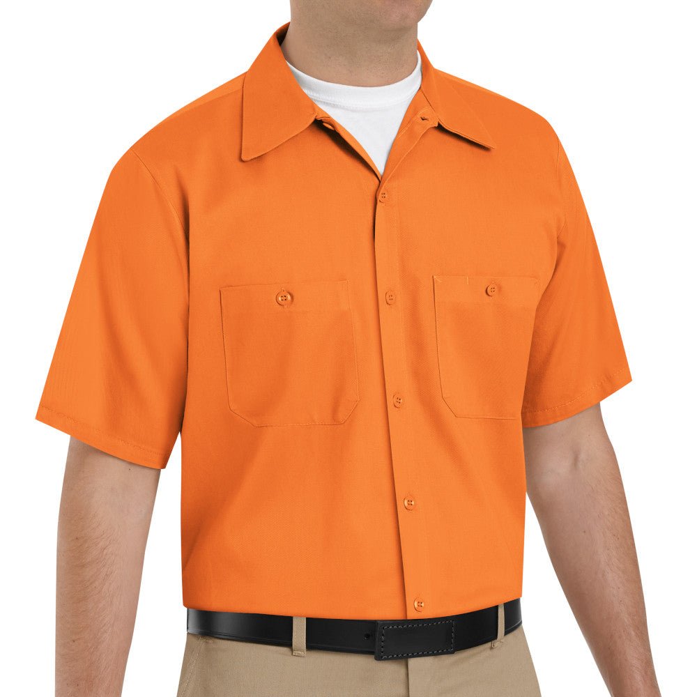 Red Kap Sc40 Camisa Industrial Manga Corta 100% Algodón - Garufa Jeans