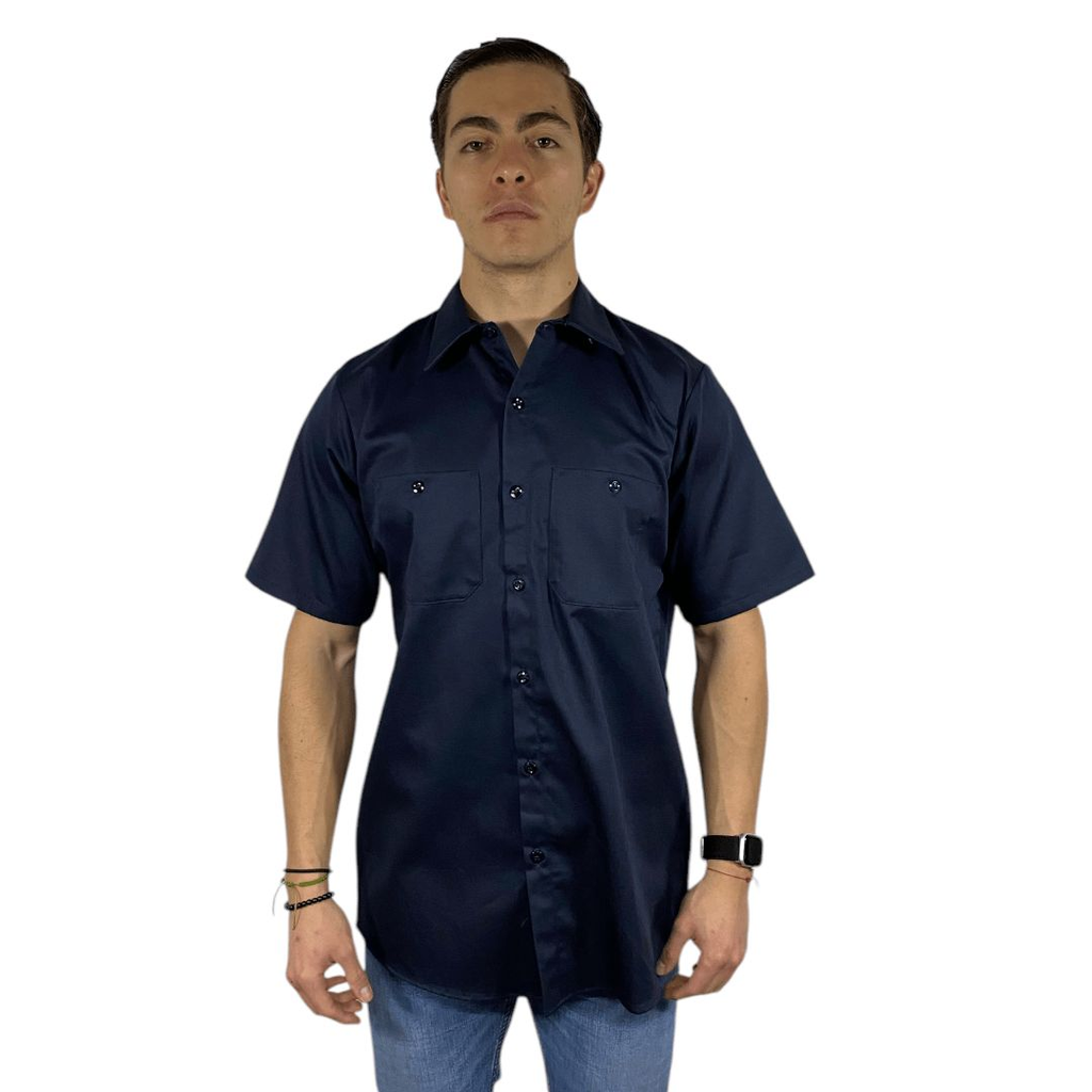 Red Kap Sc40 Camisa Industrial Manga Corta 100% Algodón - Garufa Jeans
