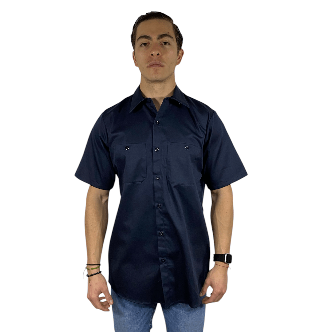 Red Kap Sc40 Camisa Industrial Manga Corta 100% Algodón - Garufa Jeans