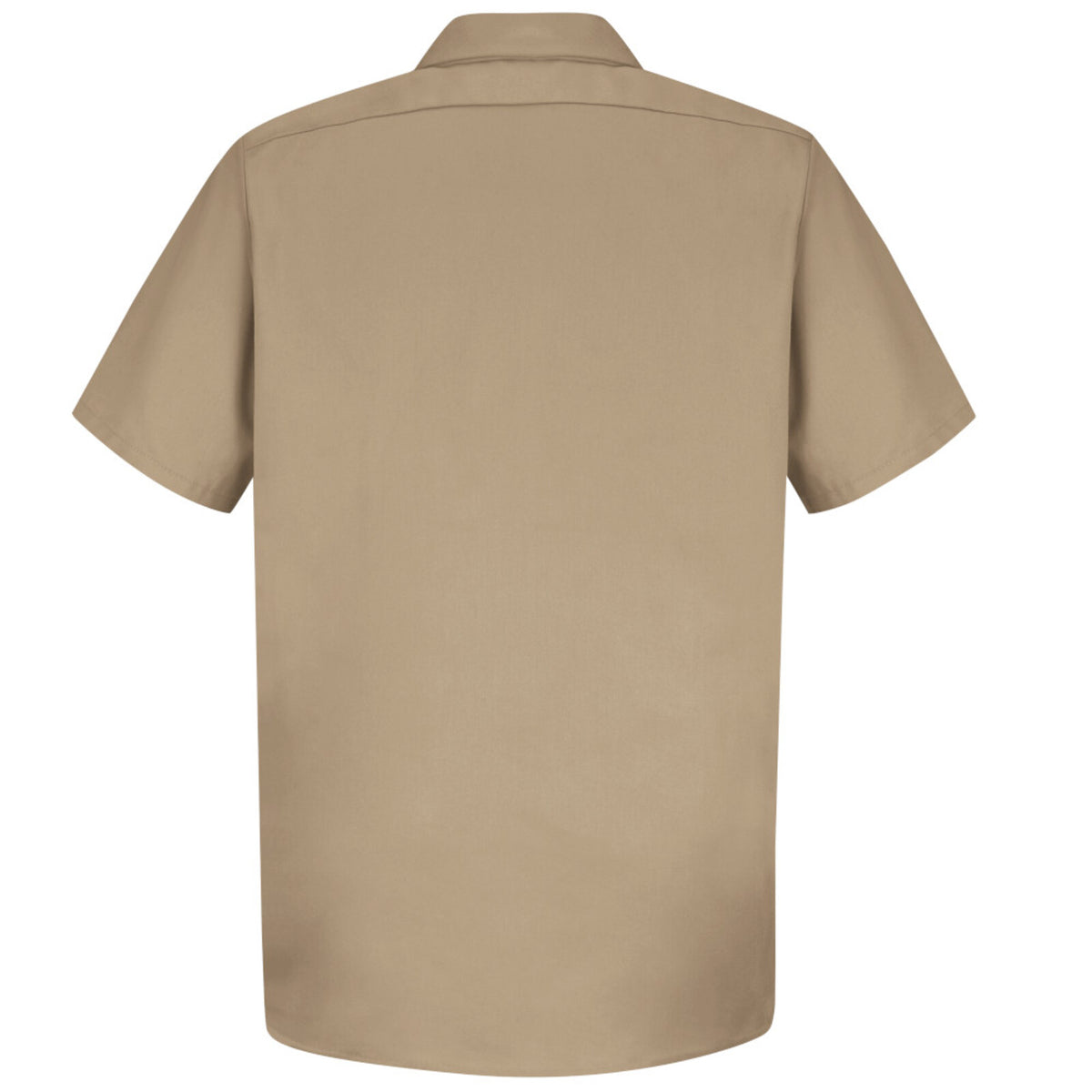 Camisa de trabajo Red Kap SC40 para hombre khaki, vista posterior de la prenda | color:khaki