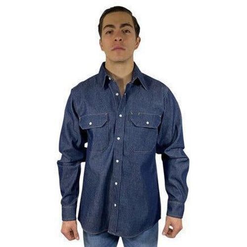 Red Kap Sd78 Camisa Camisola Mezclilla Durable Resistente - Garufa Jeans