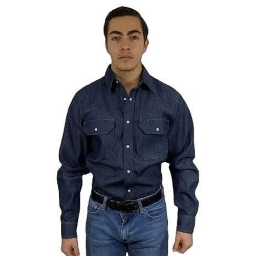 Red Kap Sd78 Camisa Camisola Mezclilla Durable Resistente - Garufa Jeans