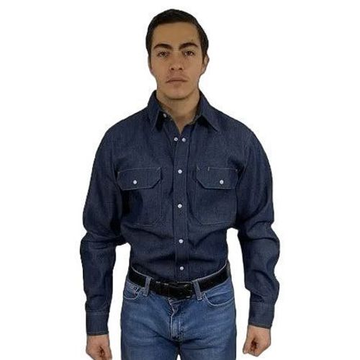 Red Kap Sd78 Camisa Camisola Mezclilla Durable Resistente - Garufa Jeans