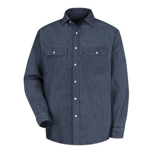 Red Kap Sd78 Camisa Camisola Mezclilla Durable Resistente - Garufa Jeans