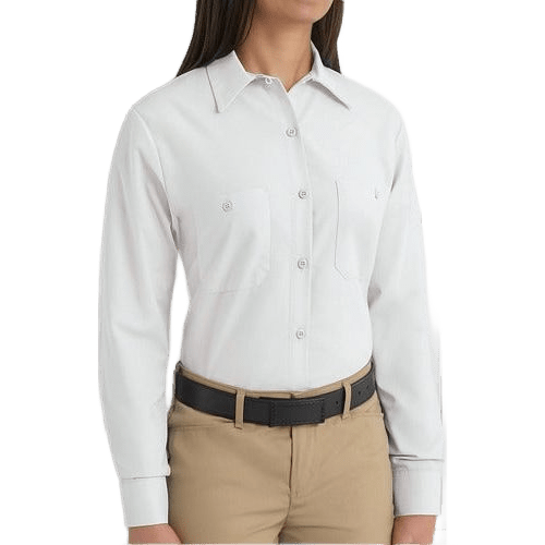 Red Kap Sp13 Blusa Mujer Camisola Trabajo Ligera Manga Larga - Garufa Jeans