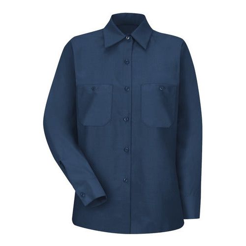 Red Kap Sp13 Blusa Mujer Camisola Trabajo Ligera Manga Larga - Garufa Jeans