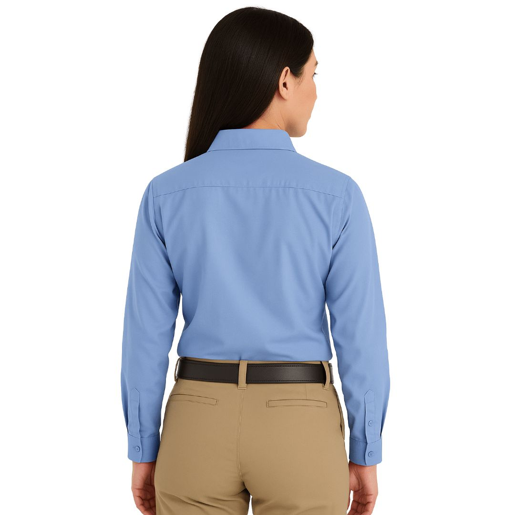Red Kap Sp13 Blusa Mujer Camisola Trabajo Ligera Manga Larga - Garufa Jeans