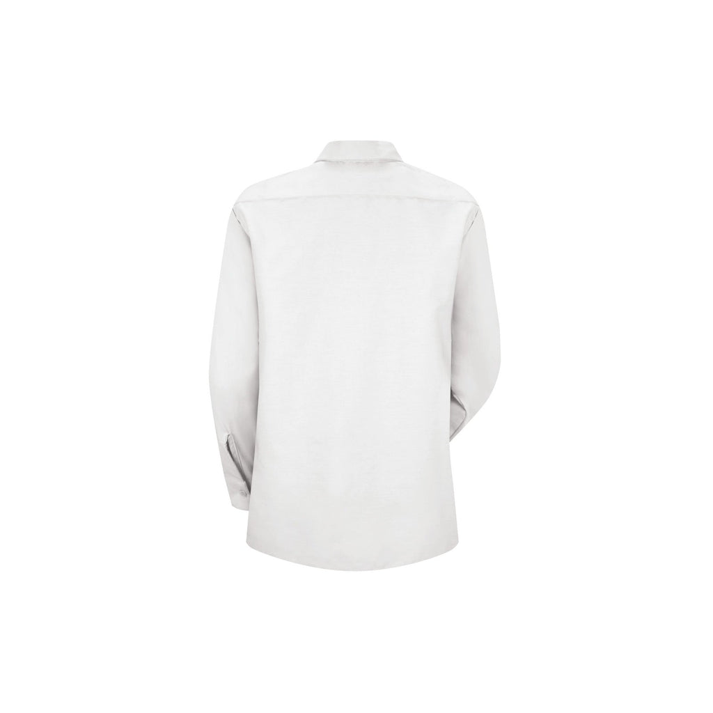 Blusa de trabajo Red Kap SP13 para mujer Blanca, prenda vista posterior