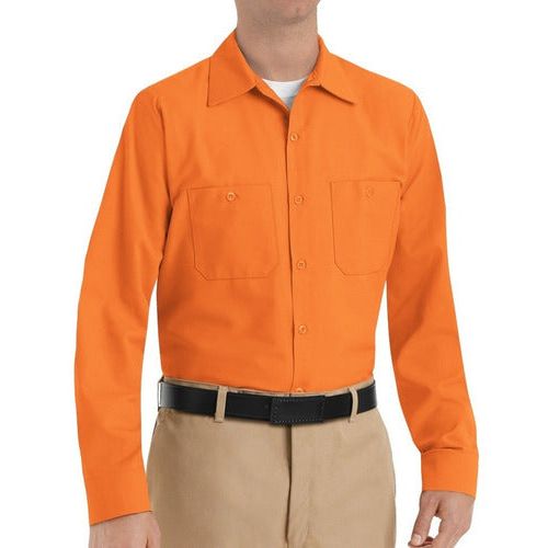 Red Kap Sp14 Camisa Camisola Trabajo Ligera Manga Larga - Garufa Jeans