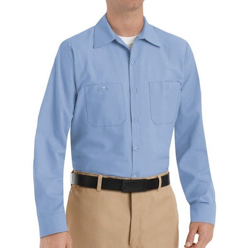 Red Kap Sp14 Camisa Camisola Trabajo Ligera Manga Larga - Garufa Jeans